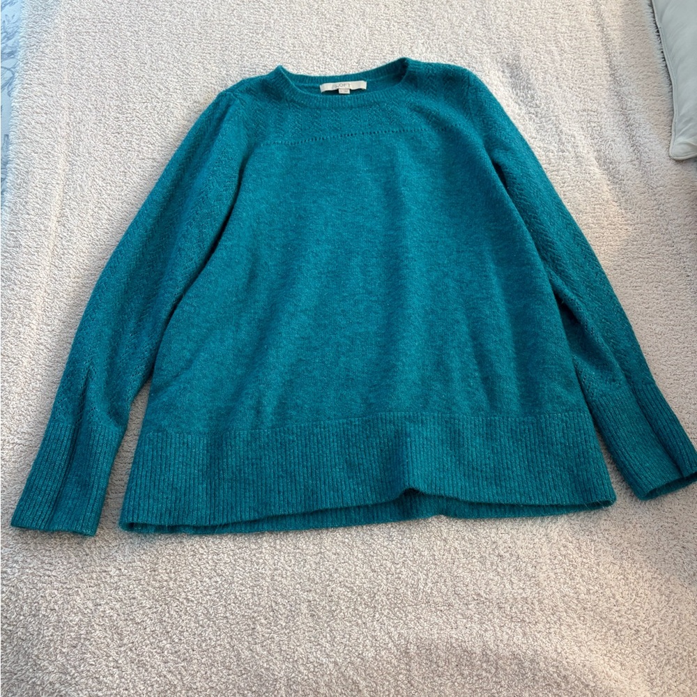 Loft blue soft sweater